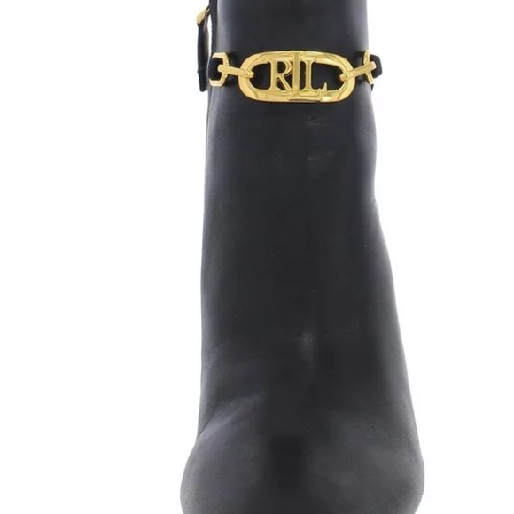 Lauren Ralph Lauren Womens Meredith Leather Almond Toe Ankle Boots Size 7B - Picture 3 of 7